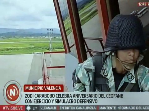 Unidades de la FANB en Carabobo ejecutaron ejercicio de defensa del Aeropuerto Internacional Arturo Michelena