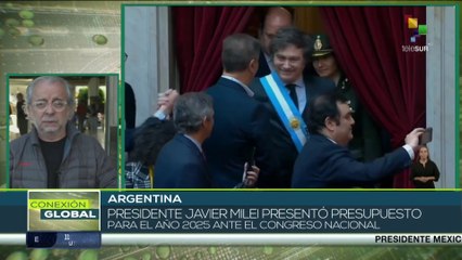 Javier Milei presentó el presupuesto 2025 en el Congreso