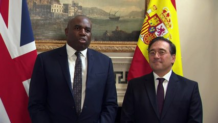 Lammy hails 'historic' relationship with Spain