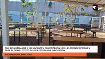 Con alta demanda y 120 vacantes, comenzaron hoy las preinscripciones para el ciclo lectivo 2025 en Escuela de Innovación