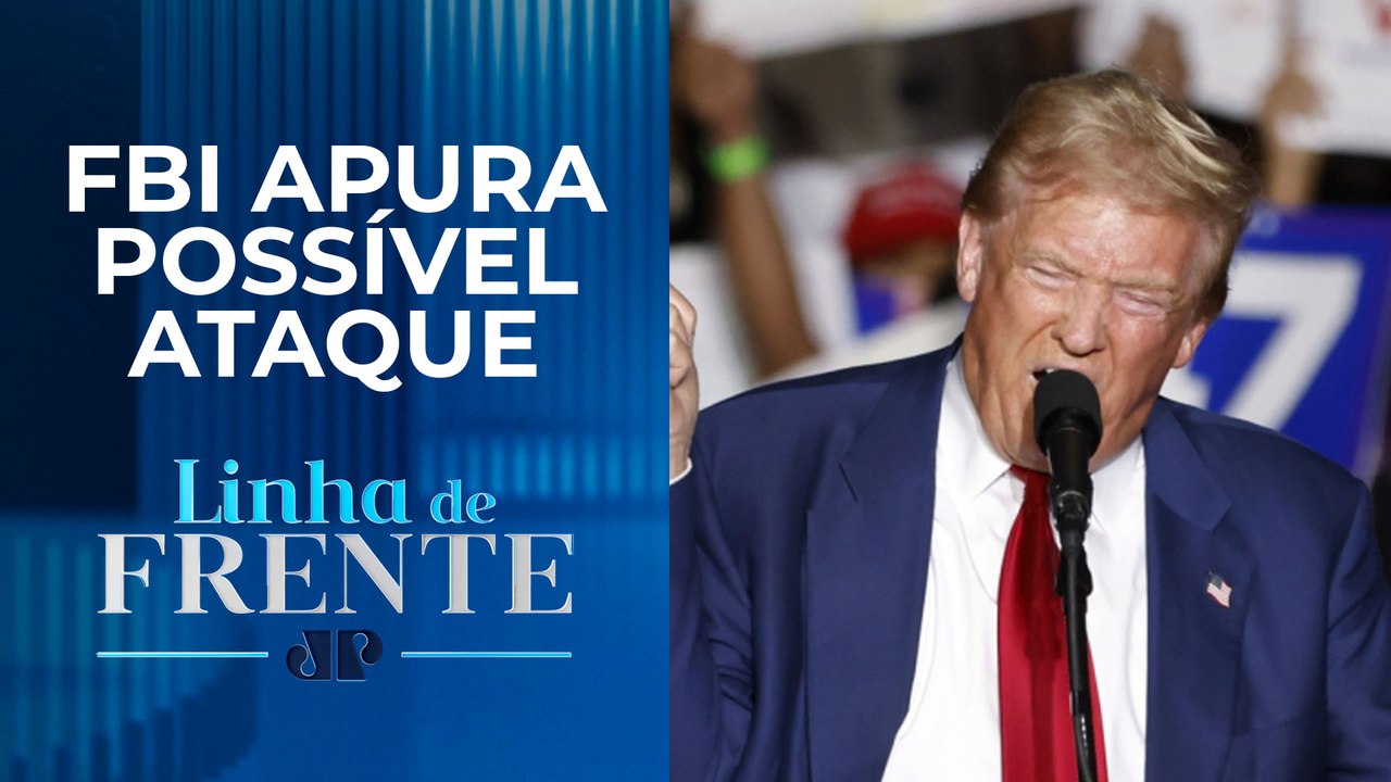 Tiros são disparados próximos a Donald Trump na Flórida | LINHA DE FRENTE