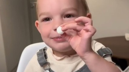 Young girl's endearing marshmallow taste test concludes with a surprising verdict