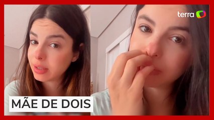 Sthefany Brito descreve volta à rotina após nascimento do caçula: ‘Caótica’