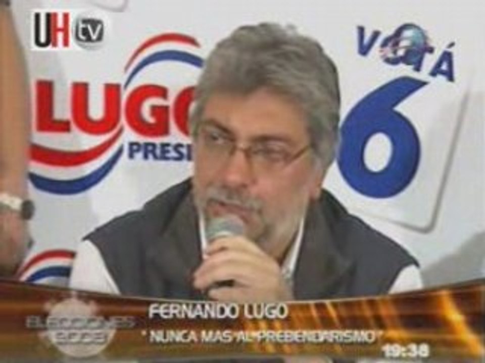Elecciones 2008: Conferencia de Prensa Lugo