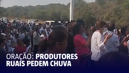 Produtores rurais pedem chuva ao Padre Victor