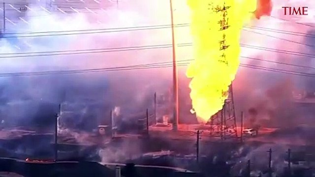 A Pipeline Explosion Forced Evacuations in a Houston Suburb