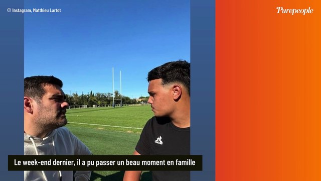 Matthieu Lartot : Retrouvailles avec son fils, un espoir du rugby, et sa fille après plusieurs semaines de séparation