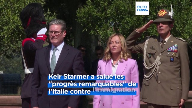 Keir Starmer intéressé par la politique migratoire de Giorgia Meloni