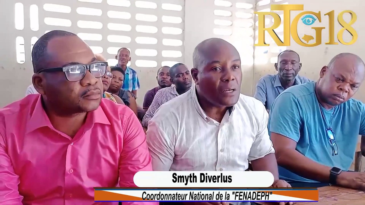 Cap-Haïtien.- Responsab yo nan FENADEPH prezante kaye revandikasyon yo bay minis edikasyon nasyonal
