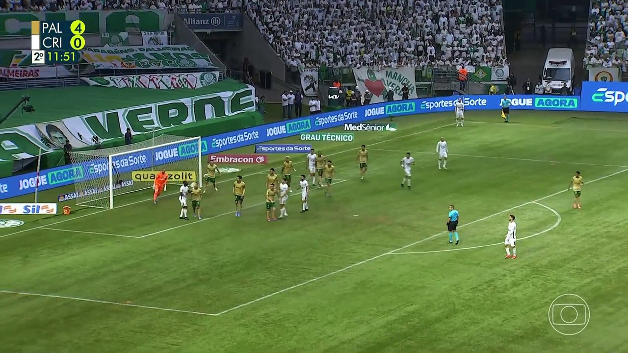 Palmeiras x Criciúma (Campeonato Brasileiro 2024 26ª rodada) 2° tempo