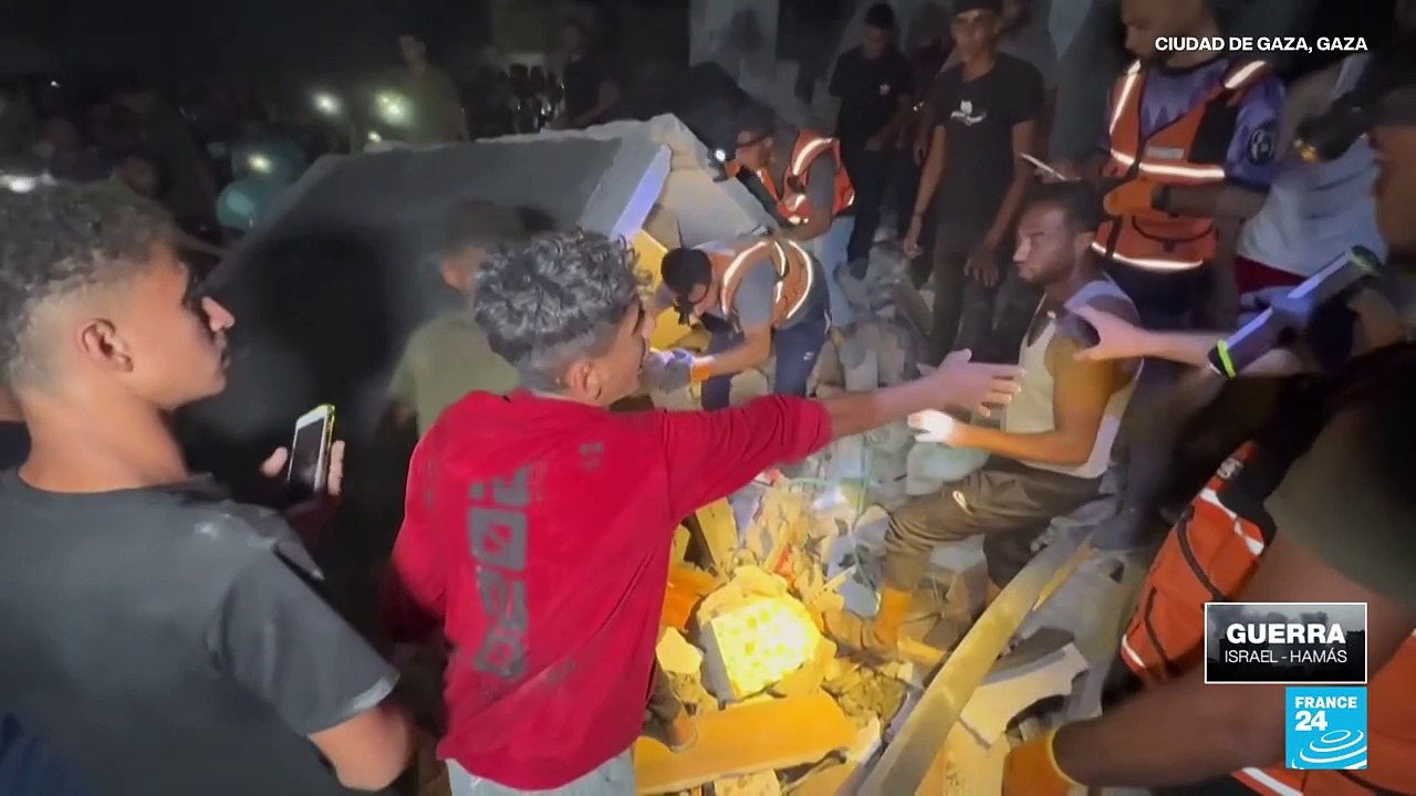 Noche trágica en la Franja de Gaza con bombardeos israelíes contra zonas residenciales