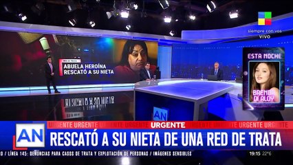  HEROÍNA: Una abuela rescató a su nieta de una red de trata de personas