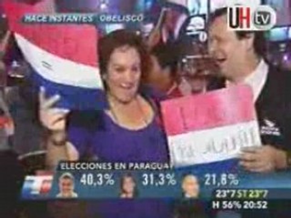 Elecciones 2008: Paraguayos festejan desde Buenos Aires