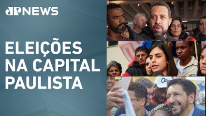 Candidatos seguem em campanha pela Prefeitura de São Paulo nesta segunda (16)