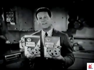 1960s Quaker Oats cereal Ozzie Nelson, Ricky Nelson & David TV commercial