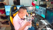 Bebiendo un trago de whisky para probar el funcionamiento de la camara que anda fallando saludos lob