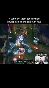K’Sante gọi team bao vây illaoi nhưng illaoi không phải Anh Mực #ksante #illaoi #lienminhhuyenthoai #leagueoflegends