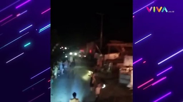 HANGUS! Kebakaran Hebat Hanguskan 4 Bangunan di Samarinda