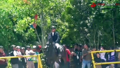 Irfan Hakim Nonton Langsung Sang Putri Bertanding