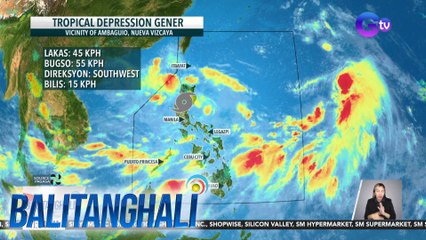 Ilang bahagi ng Metro Manila ang isinailalim sa wind signal no.1 dahil sa Bagyong #Gener | Balitanghali