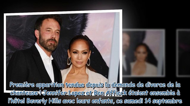 Jennifer Lopez et Ben Affleck  réunis avec leurs enfants après le divorce, et ça a chauffé !