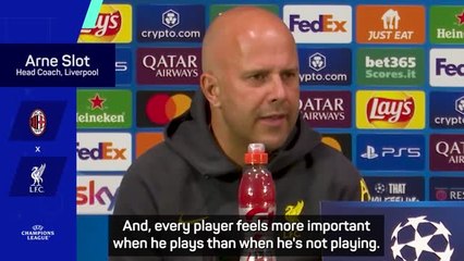 Slot 'really happy' with Szoboszlai ahead of Milan clash