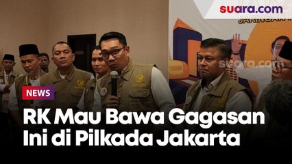 Pernah Digaji Sutiyoso dan Fauzi Bowo, RK Mau Bawa Gagasan Ini di Pilkada Jakarta