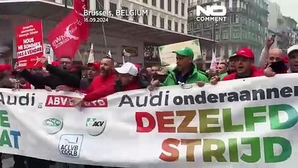 احتجاجات في بروكسل ضد قرار أودي بوقف الإنتاج: 3000 عامل مهددون بفقدان وظائفهم