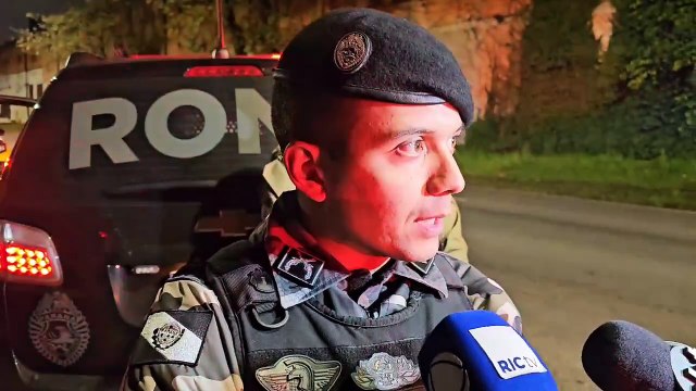 Homem com submetralhadora troca tiros com a polícia e morre em Curitiba
