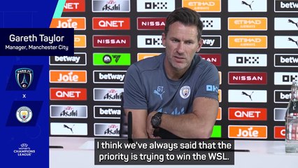 WSL the priority for Man City ahead of Women's Champions League qualifier