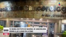 ¡Bajo el agua! Se inunda el Instituto Nacional de Cancerología