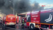 Kayseri'de fabrika yangını; çok sayıda itfaiye ekibi sevk edildi