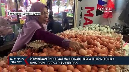 Permintaan Tinggi Saat Maulid Nabi, Harga Telur Melonjak