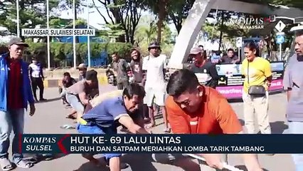 HUT Ke- 69 Lalu Lintas, Polres Pelabuhan Menggelar Sejumlah Lomba