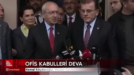 Kemal Kılıçdaroğlu, Vecdet Öz ve ekibiyle görüştü