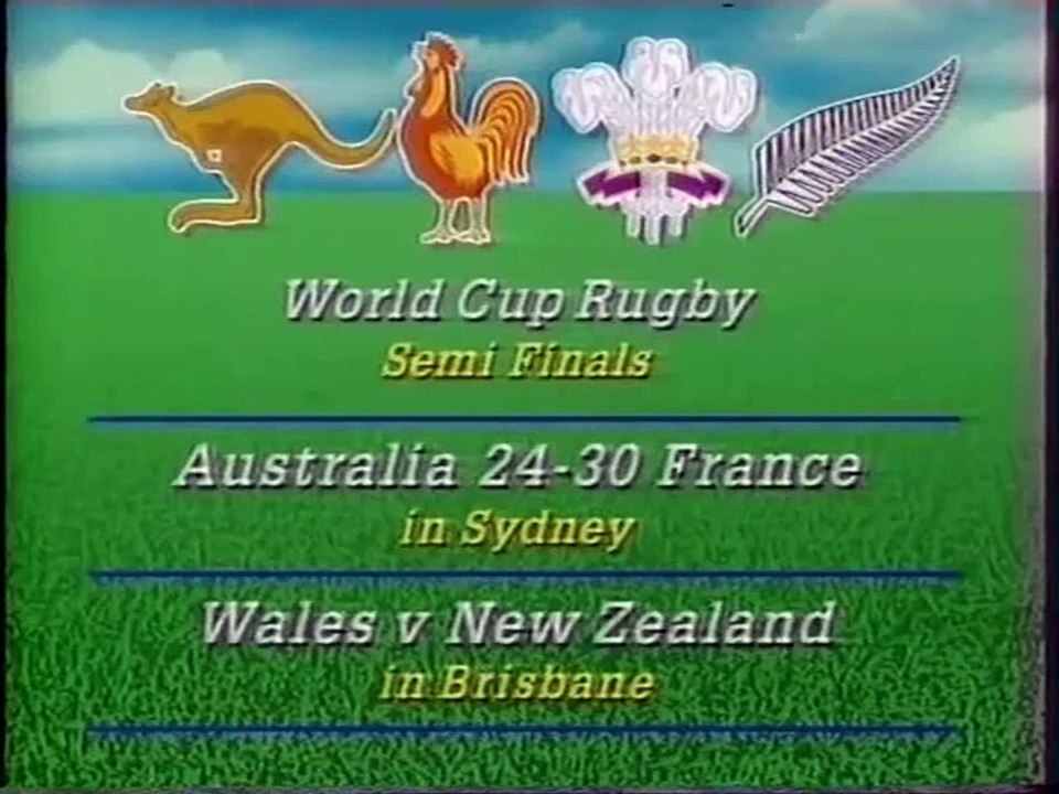 Rugby World Cup 1987 SemiFinal - New Zealand vs Wales - full Game