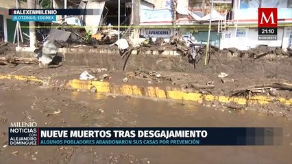 Deslave en Jilotzingo deja nueve muertos y 150 personas sin hogar