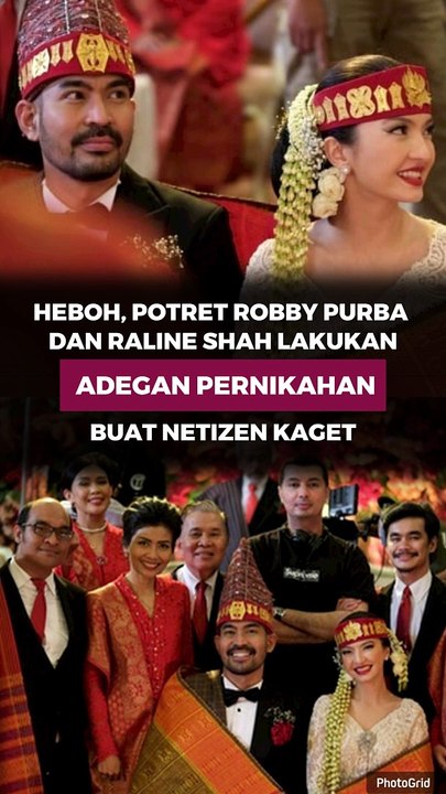 Heboh, Potret Roby Purba dan Raline Shah Lakukan Adegan Pernikahan, Buat Netizen Kaget