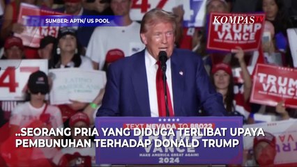 Detik-Detik Terduga Pelaku Penembakan Donald Trump di Lapangan Golf Ditangkap!