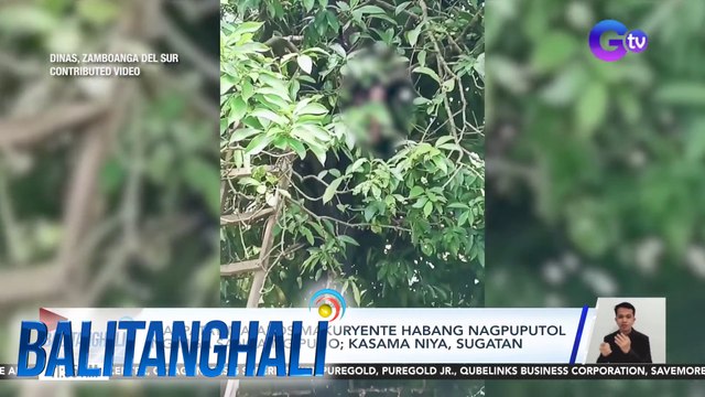 Isa, patay matapos makuryente habang nagpuputol ng mga sanga ng puno; kasama niya, sugatan | Balitanghali