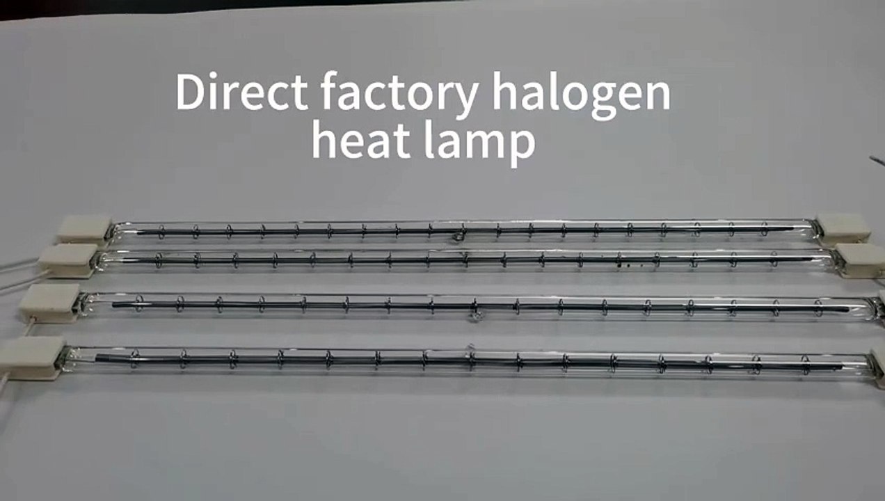 1500w2000w2500w3000w Halogen Lamps Shortwave Quartz Infrared Heating Lamps
