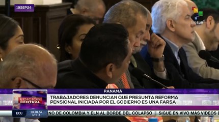Gobierno panameño inicia reforma del sistema de pensiones