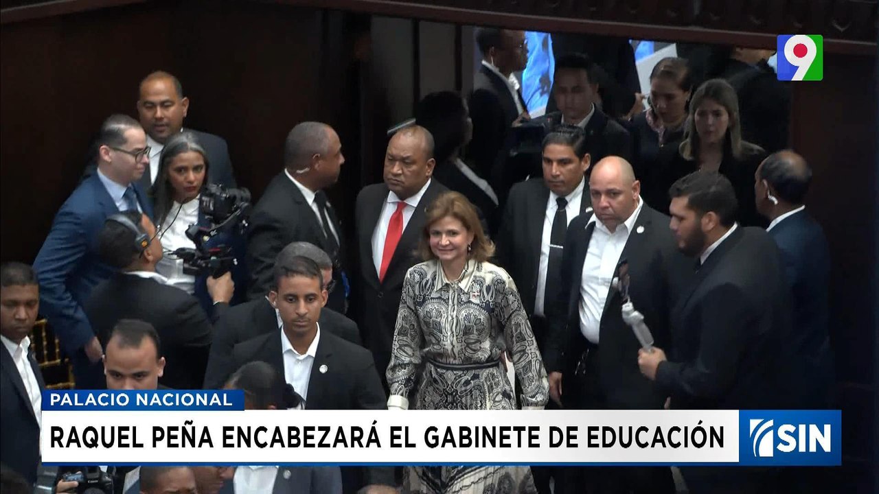 Raquel Peña designada presidenta del Gabinete de Educación | Emisión Estelar SIN  con Alicia Ortega