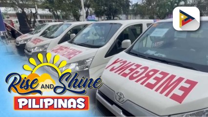 Nasa 51 patient transport vehicle mula sa PCSO, itinurn-over sa Region 6