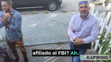 Dos agentes del FBI visitan a un hombre en su casa por sus publicaciones en X y este se defiende de forma magistral