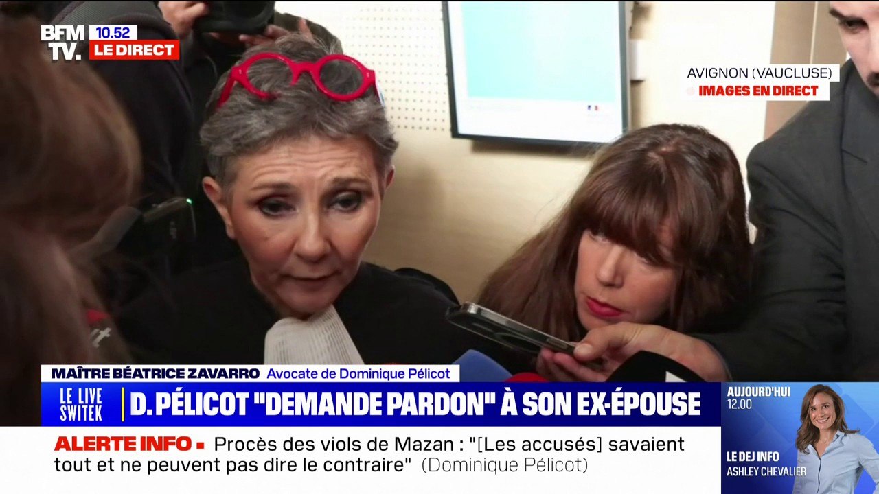 Maître Béatrice Zavarro (avocate de Dominique Pelicot): "On va aller au bout de ce procès et on saura tout de Dominique Pelicot"