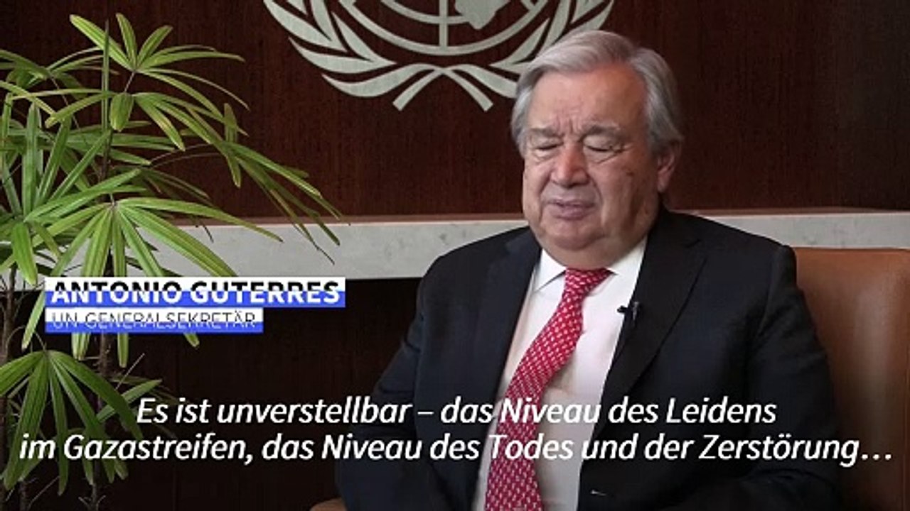 UN-Generalsekretär: Nichts rechtfertigt 'kollektive Bestrafung' im Gazastreifen