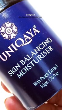 Uniqaya Skin Balancing Moisturizer | Hyaluronic Acid Moisturizer with Peach Extract