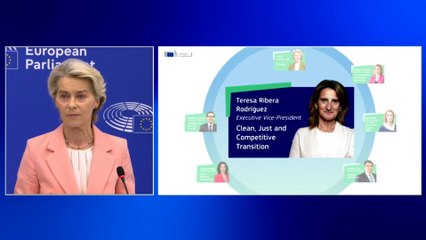 Teresa Ribera, vicepresidenta y comisaria europea de Competencia y Transición Verde y Social