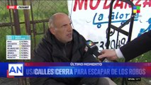 Ituzaingó: vecinos cierran las calles por la inseguridad